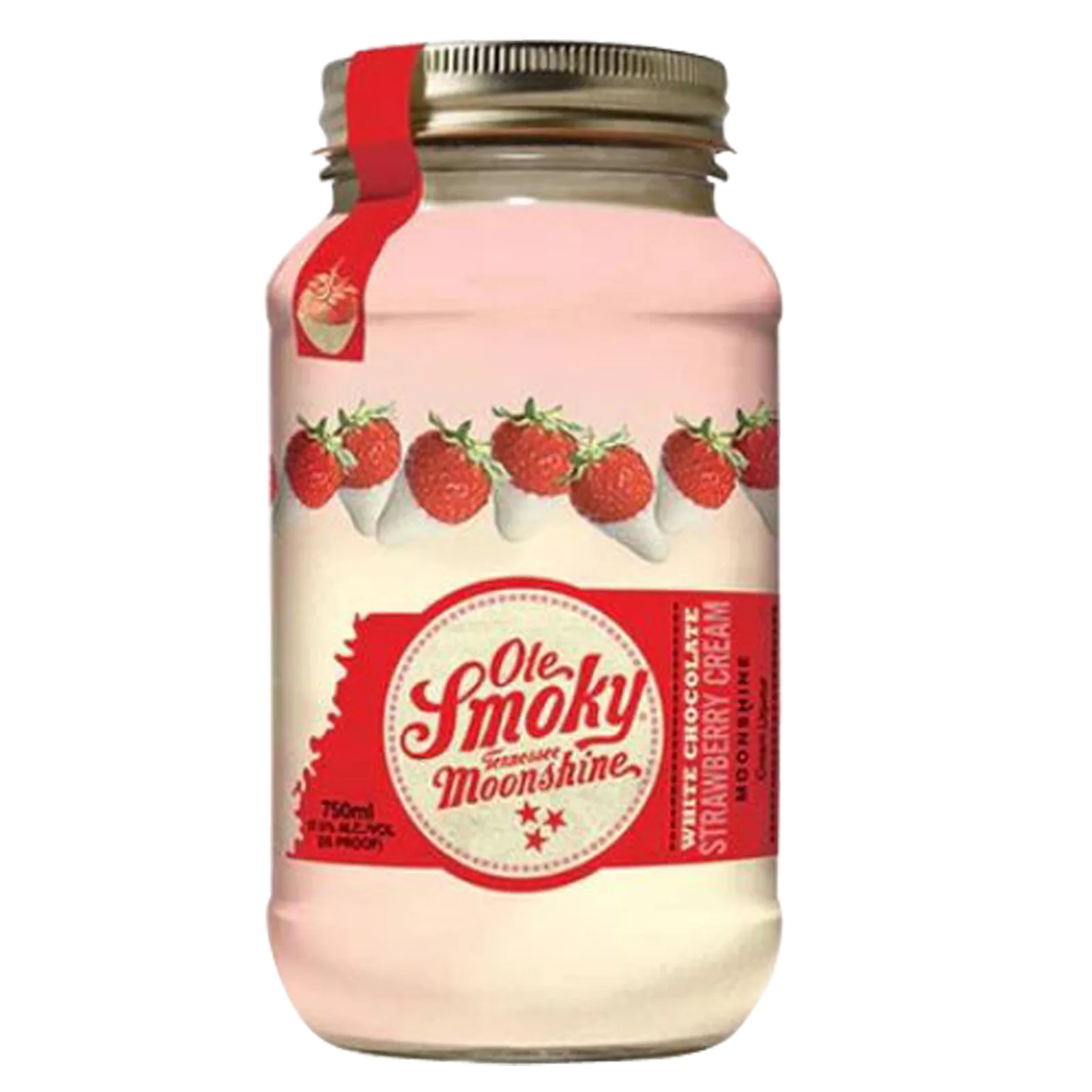Ole Smoky Moonshine White Chocolate Strawberry Cream