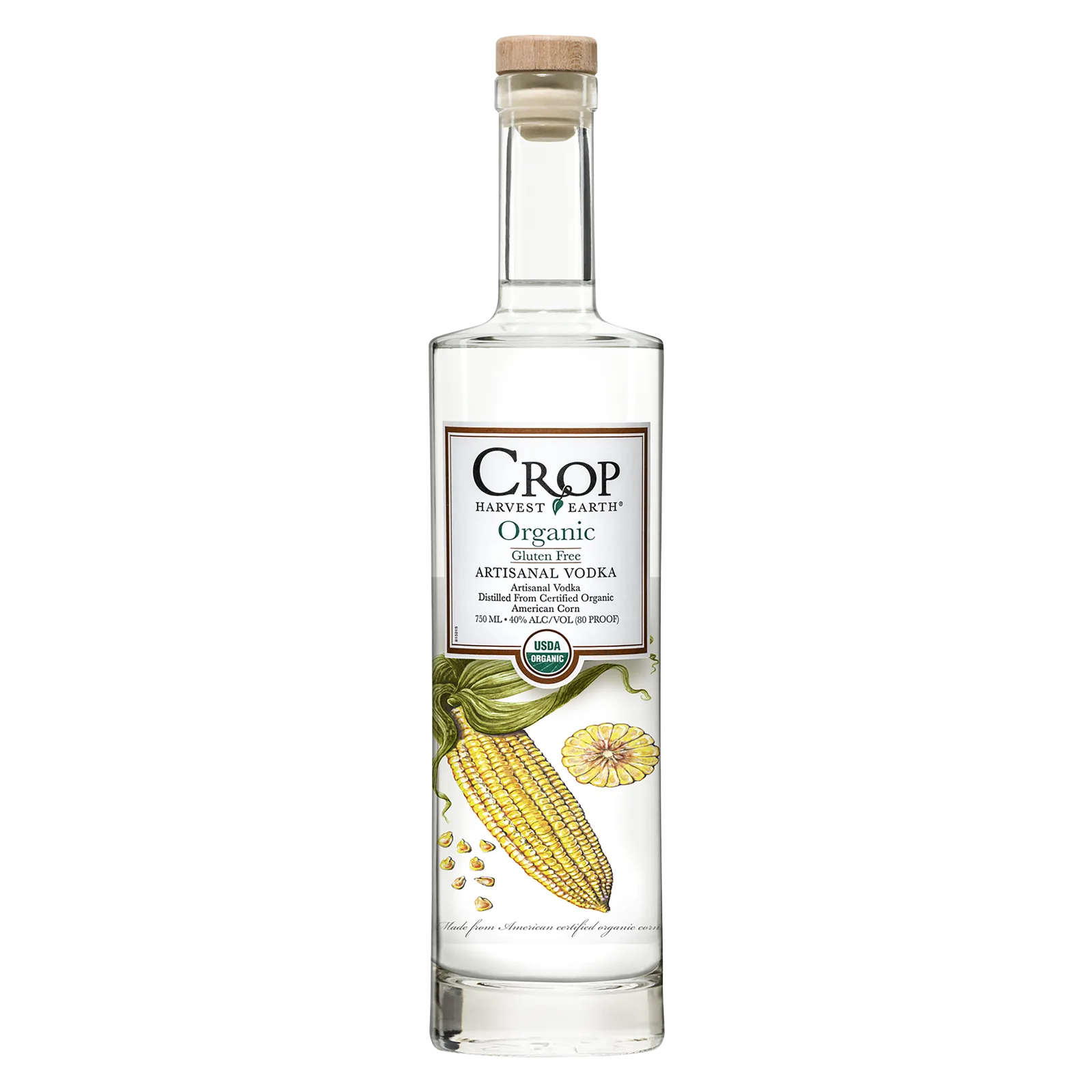 Crop Organic Artisanal Vodka (80 proof