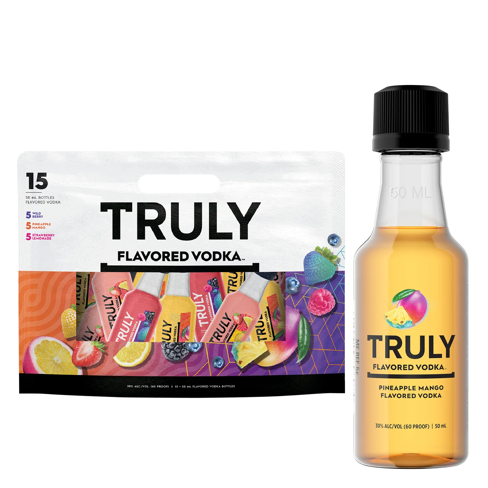 Truly Vodka Party Pack 15pk (60 Proof