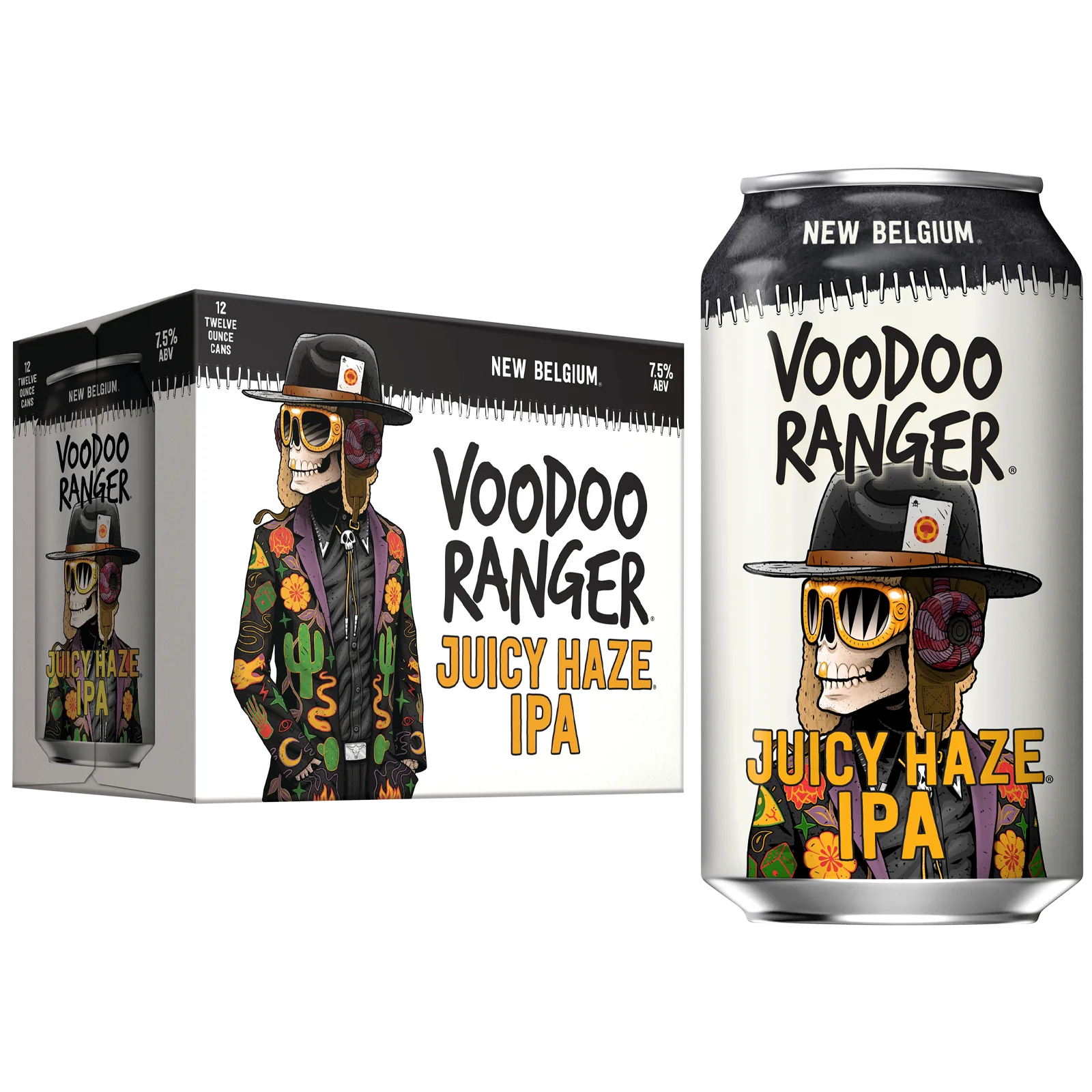 New Belgium Voodoo Ranger Juicy Haze IPA 12pk Can 7.5% ABV