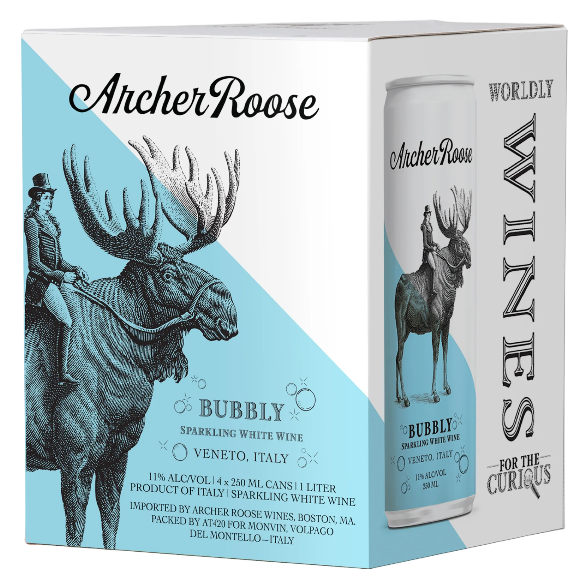 Archer Roose Bubbly 4pk 250ml Can