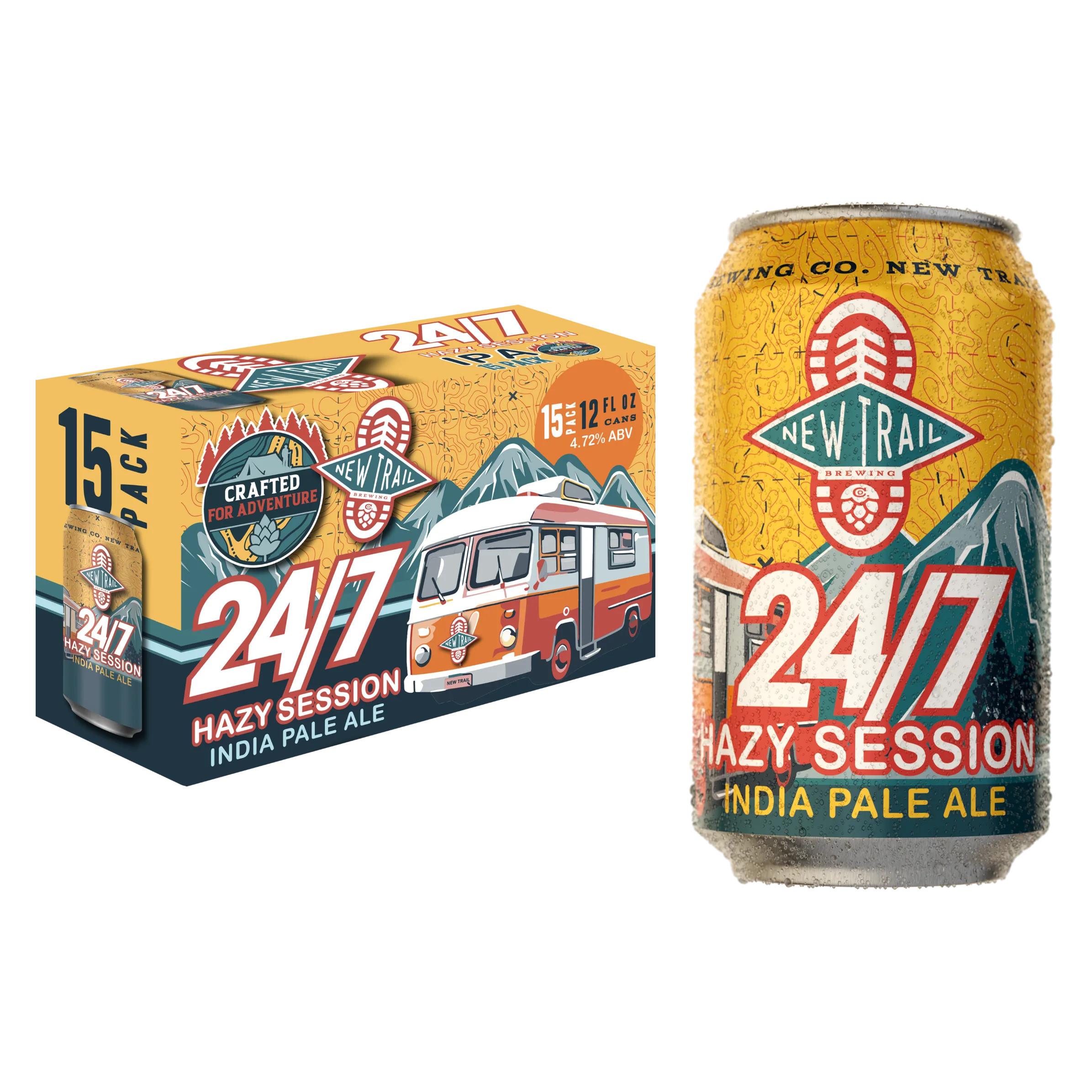 New Trail 24/7 Hazy Session IPA 15pk Can
