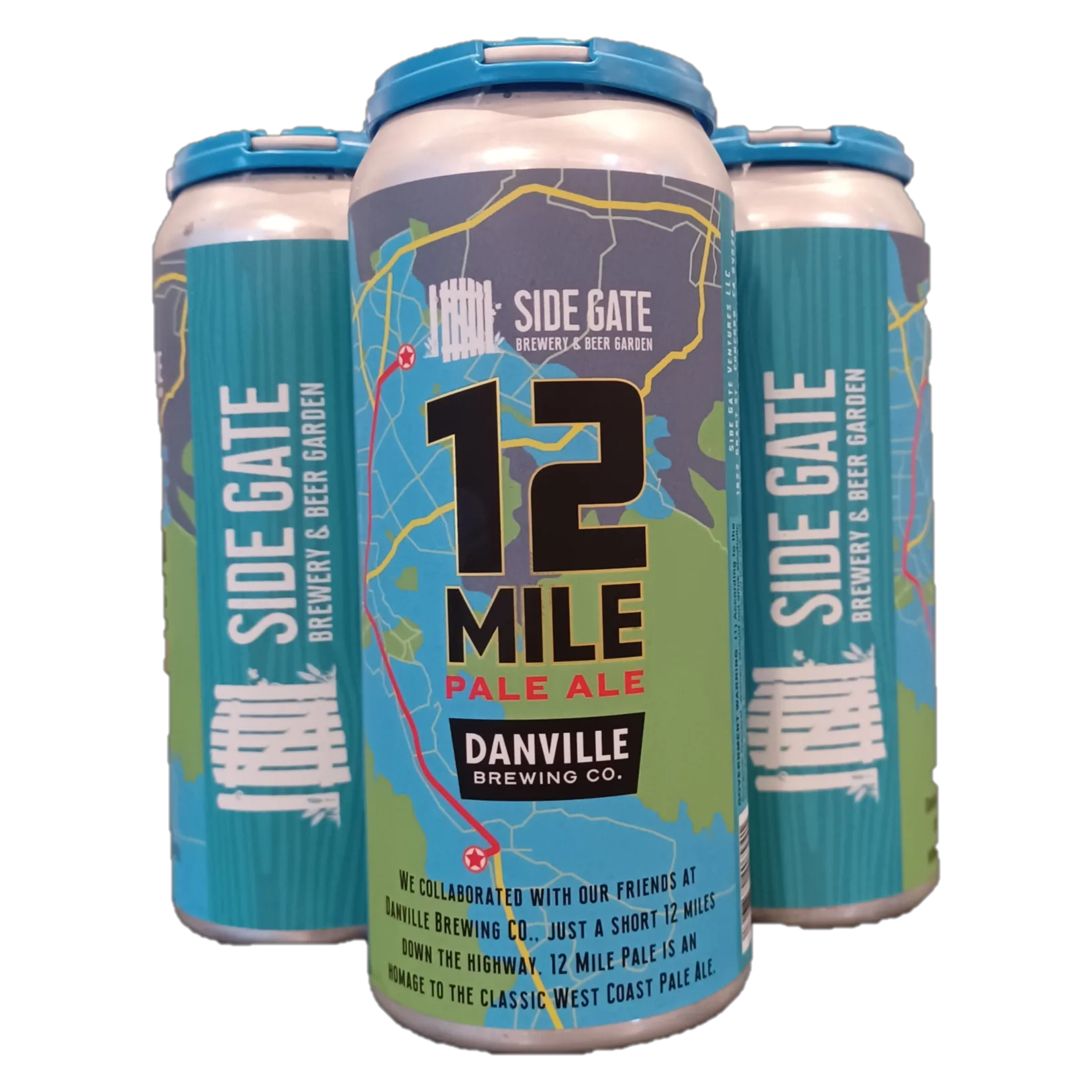 SIDE GATE 12 MILE PALE 4PKC (4PKC