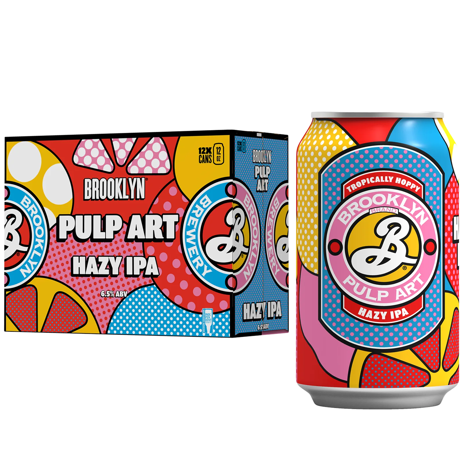 Brooklyn Brewery Pulp Art Hazy IPA 12pk Can 6.5% ABV