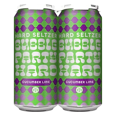 Modern Times Bubble Party Hard Cucumber Lime Seltzer (4PKC 16 OZ)