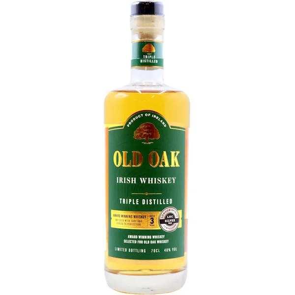 Old Oak Aged 3 Years Irish Whiskey 700Ml