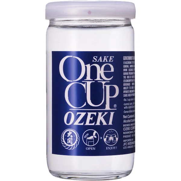 Ozeki One Cup Junmai Sake 180Ml 5 Pack