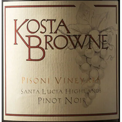 Kosta Browne Pisoni Vineyard Santa Lucia Highlands Pinot Noir 2017