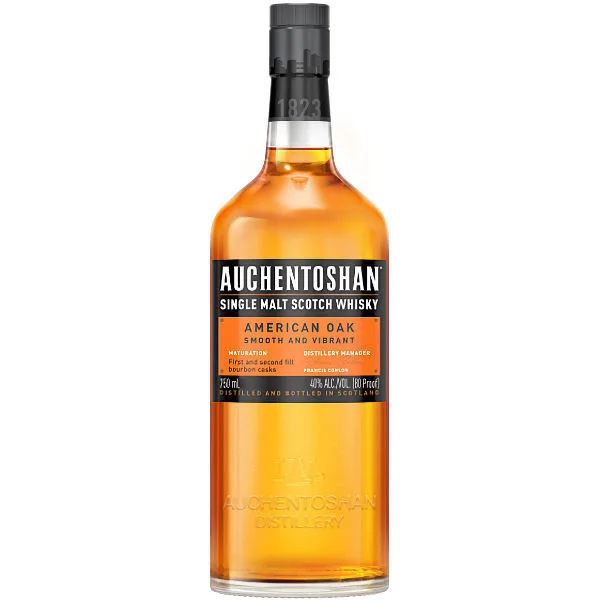 Auchentoshan American Oak Lowland Single Malt Scotch 750Ml
