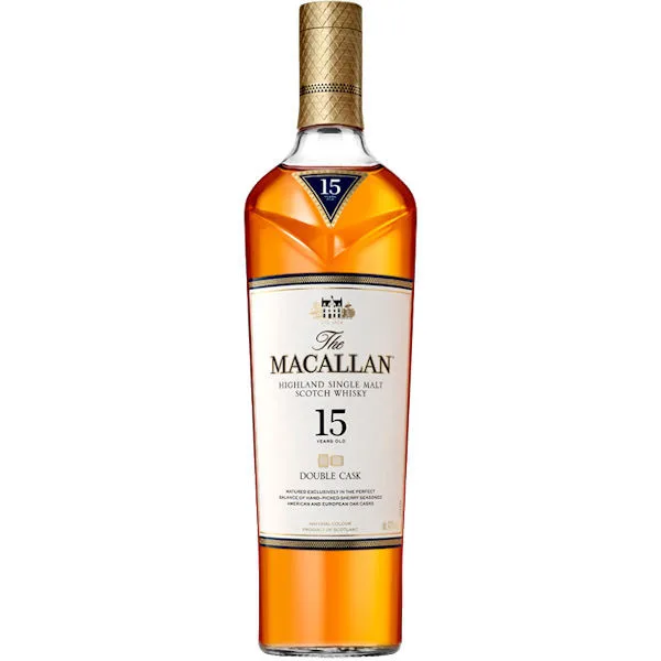 The Macallan 15 Year Old Double Cask Matured Single Malt Scotch 750Ml