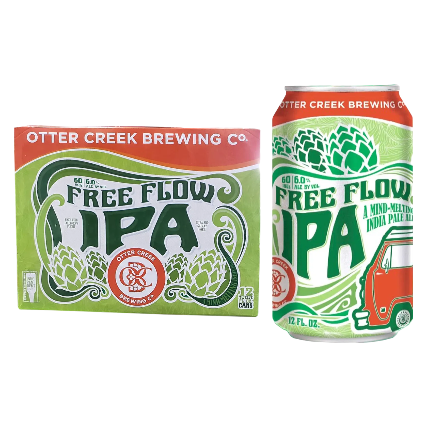 Otter Creek Free Flow IPA 12pk Can 6.6% ABV