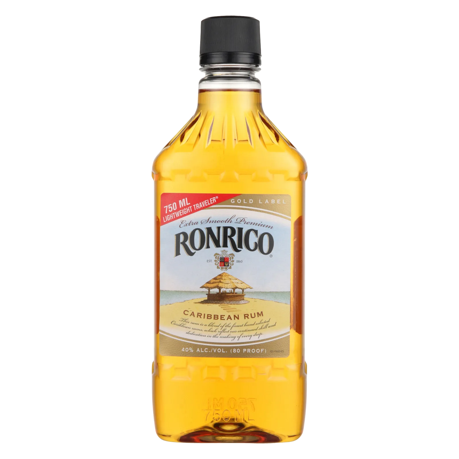 Ron Rico Gold Rum Plastic