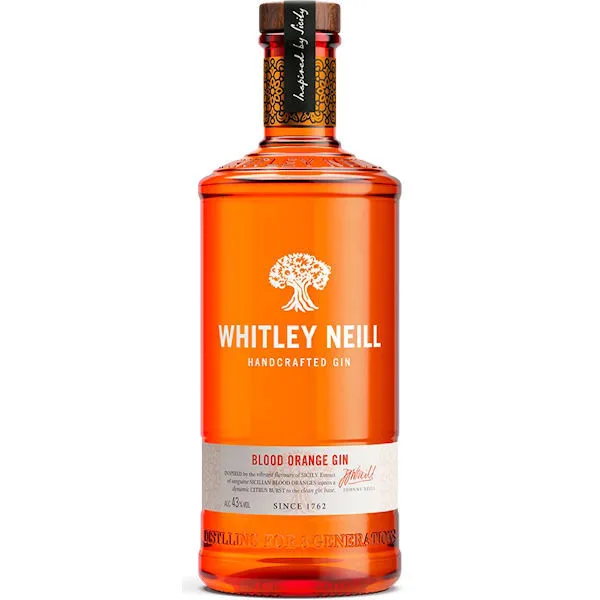 Whitley Neill Blood Orange Gin 750Ml