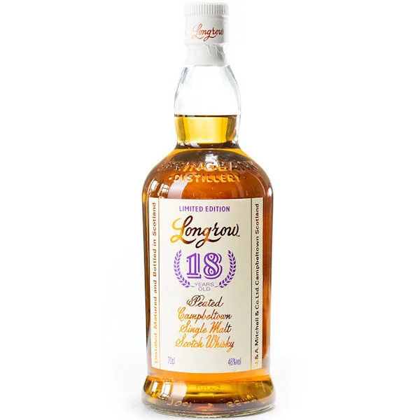 Longrow 18 Year Old Campbelton Single Malt Scotch Whiskey 700Ml