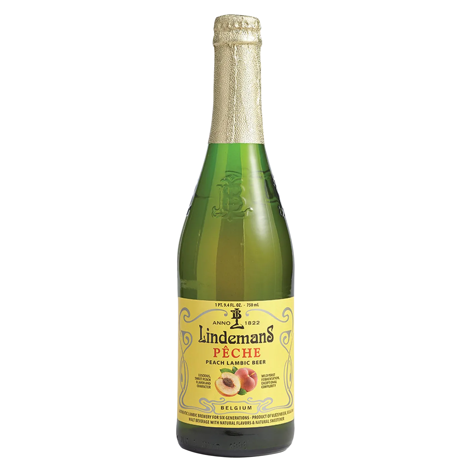 Lindemans Peche Single 25.4oz Btl