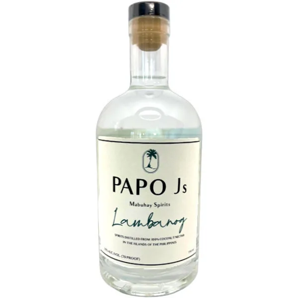 Papo Js Lambanog Philippine Vodka 750Ml