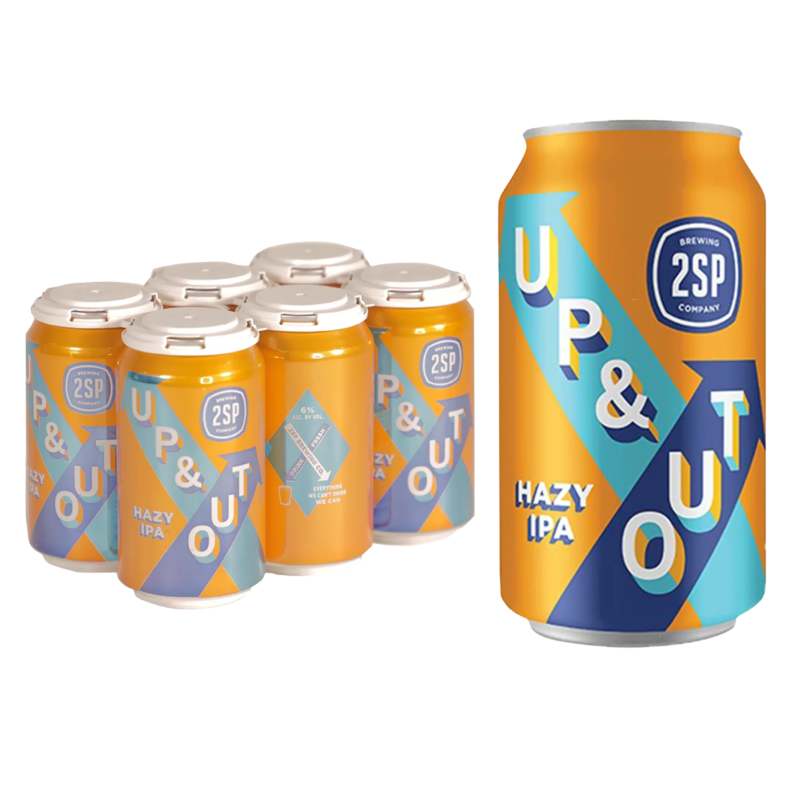 2sp Up N Out 6pk Can 6.0% ABV