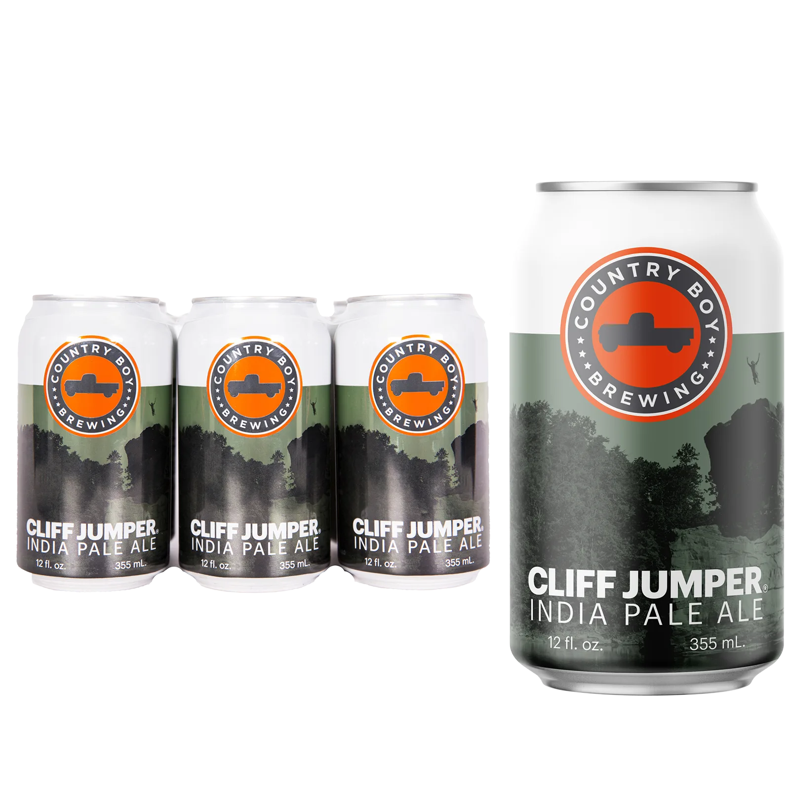 Country Boy Brewing Cliff Jumper IPA 6pk Can 7.0% ABV