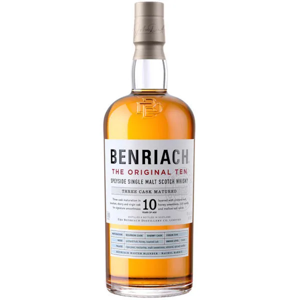 Benriach The Original Ten 10 Year Old Speyside Single Malt Scotch 750Ml