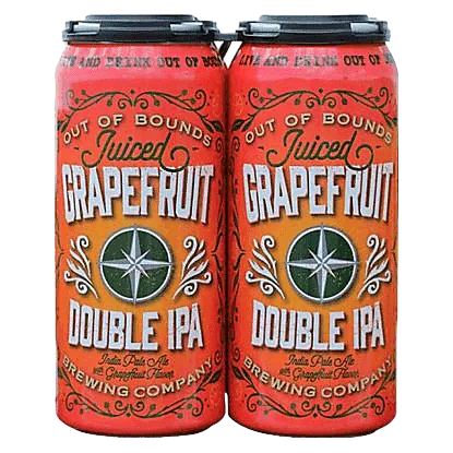 Out of Bounds Brewing Juiced Grapefruit Double IPA 4pk 16oz Can