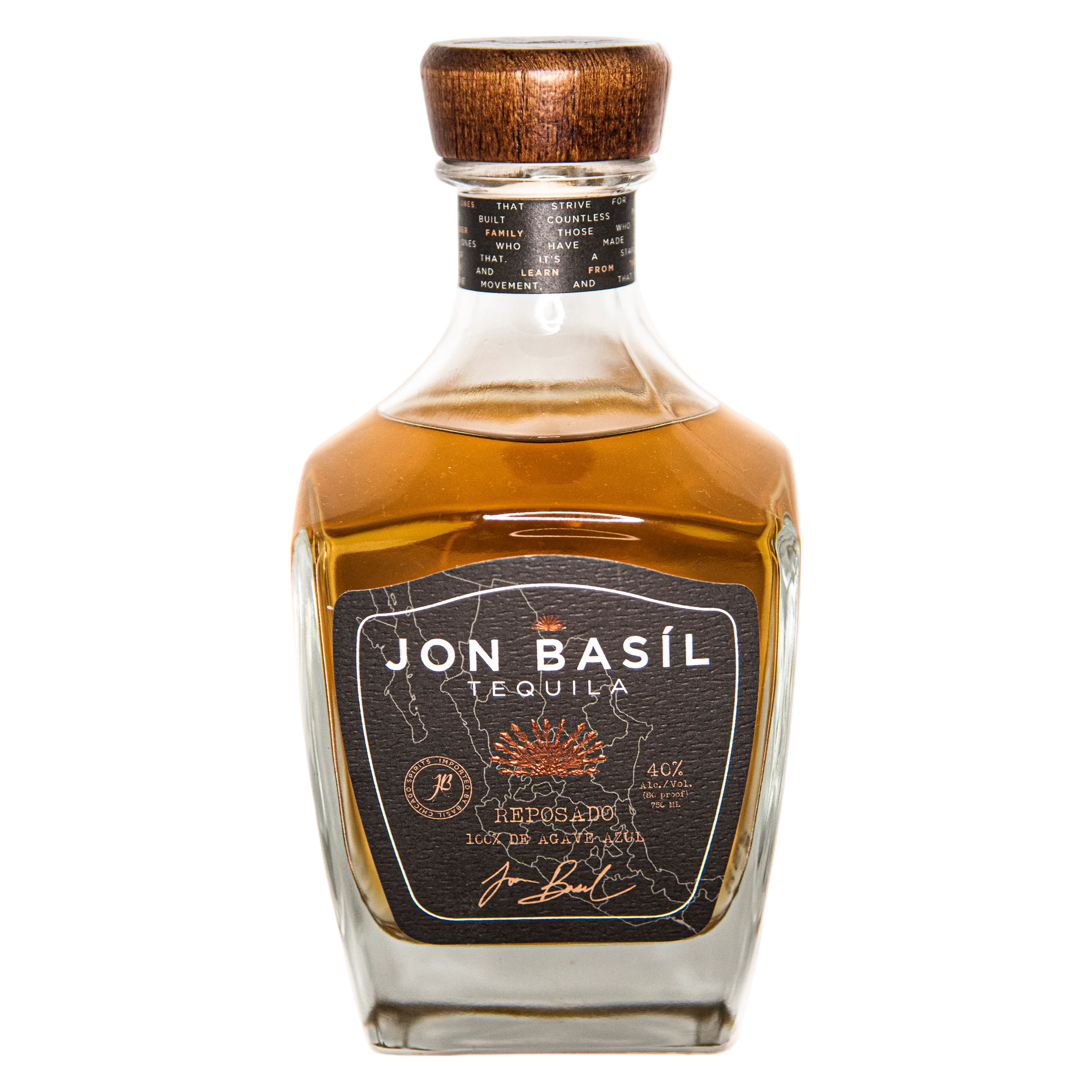 Jon Basil Reposado Tequila (80 proof