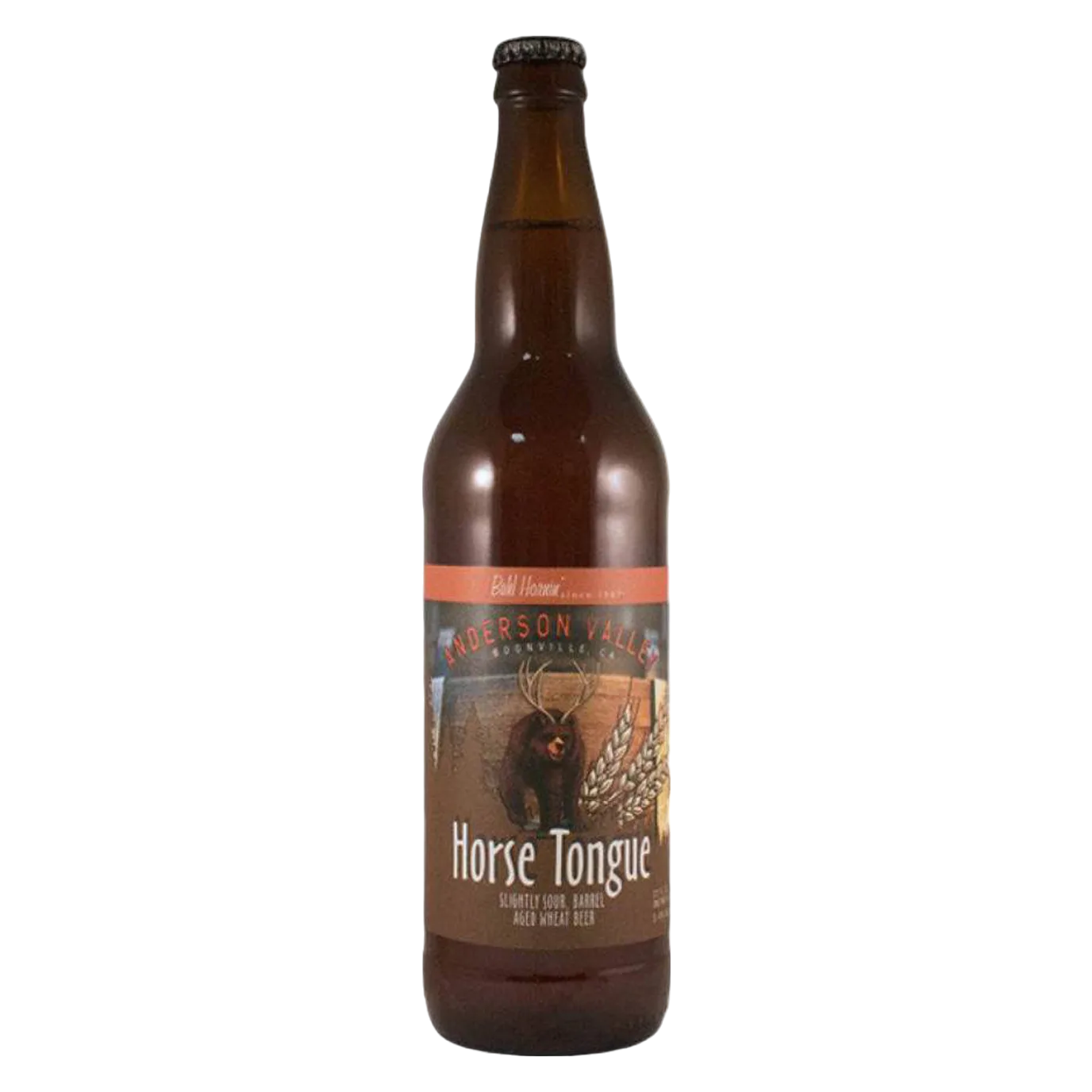 Anderson Valley Horse Tongue slightly Sour Wheat Beer Single 22oz Btl 5.3% ABV