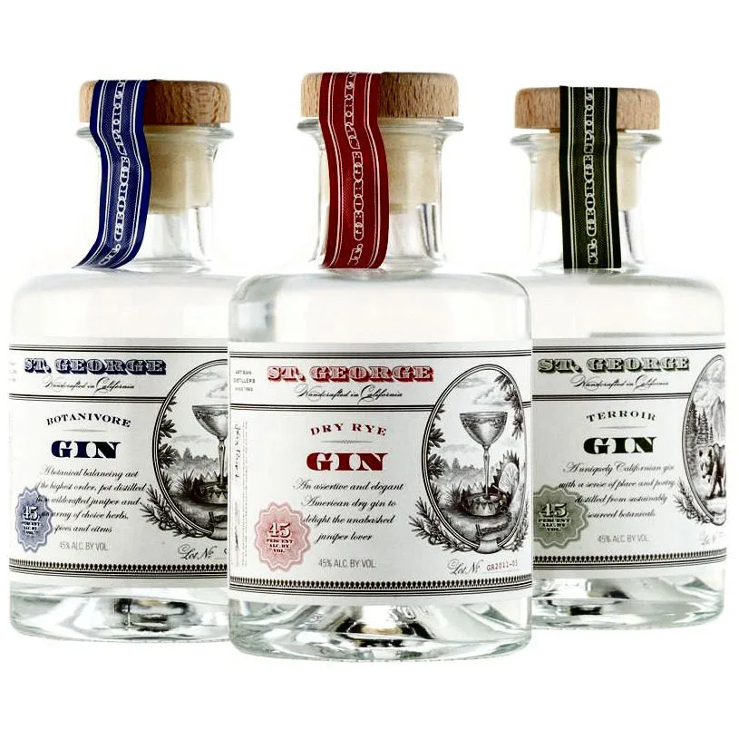 St George Gin Combo Pack 3 200Ml Bottles
