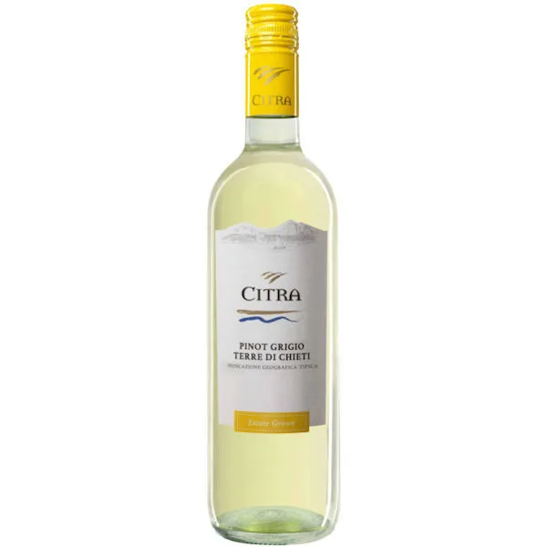 12 Bottle Case Citra Pinot Grigio Terre Di Chieti Igt