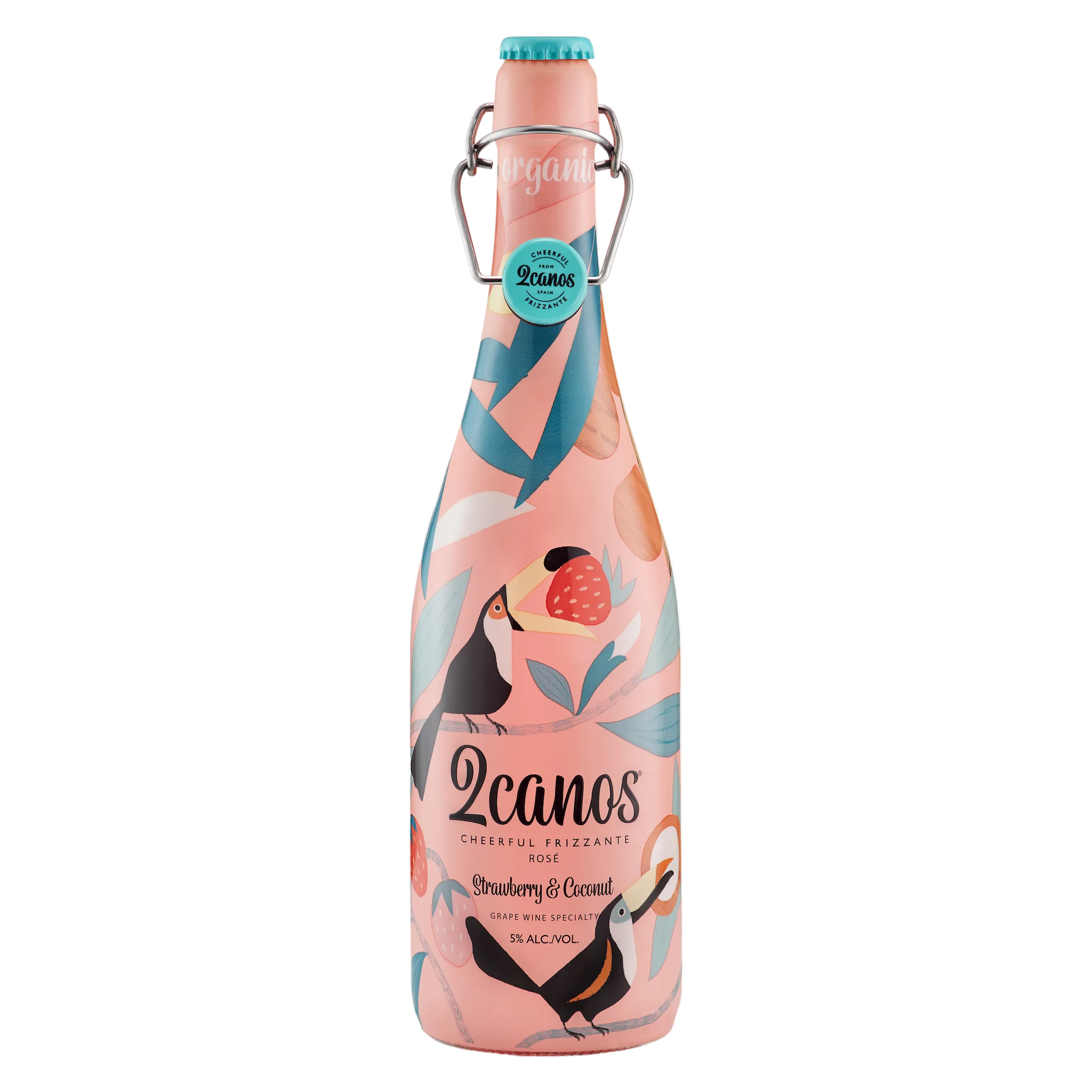 2canos Strawberry & Coconut Frizzante 5% ABV