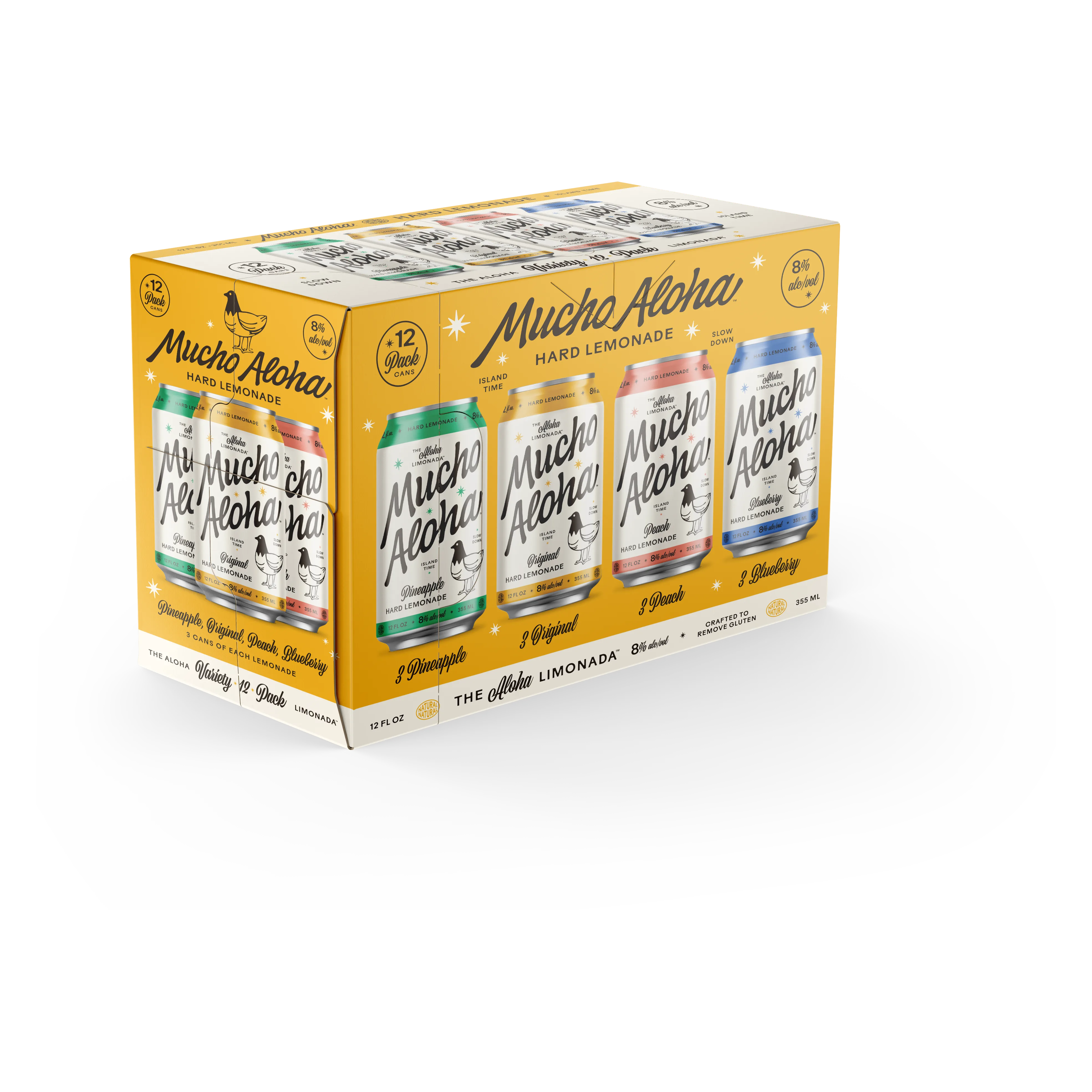 Mucho Aloha  Hard Lemonade 12pk 12oz