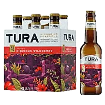 Tura Kombucha Hibiscus Wildberry 6pk 12oz Btl