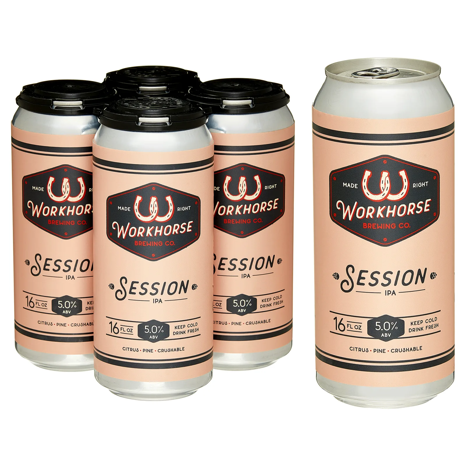 Workhorse Queen of Prussia Session IPA 4pk 16oz Can 5.0% ABV