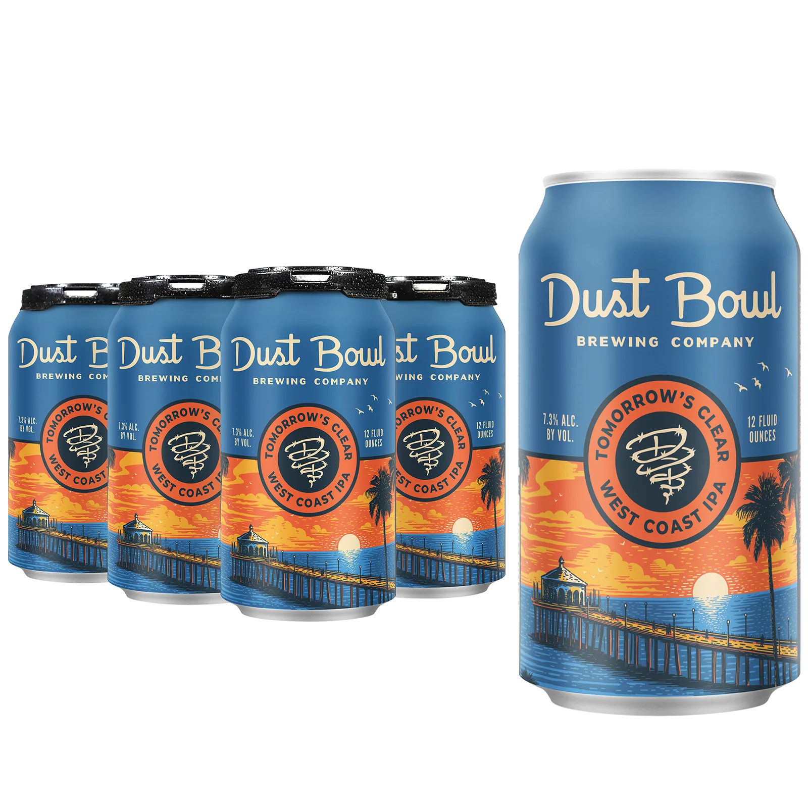 Dust Bowl Brewing Tomorrow's Clear West Coast IPA 6pk Can 7.3% ABV