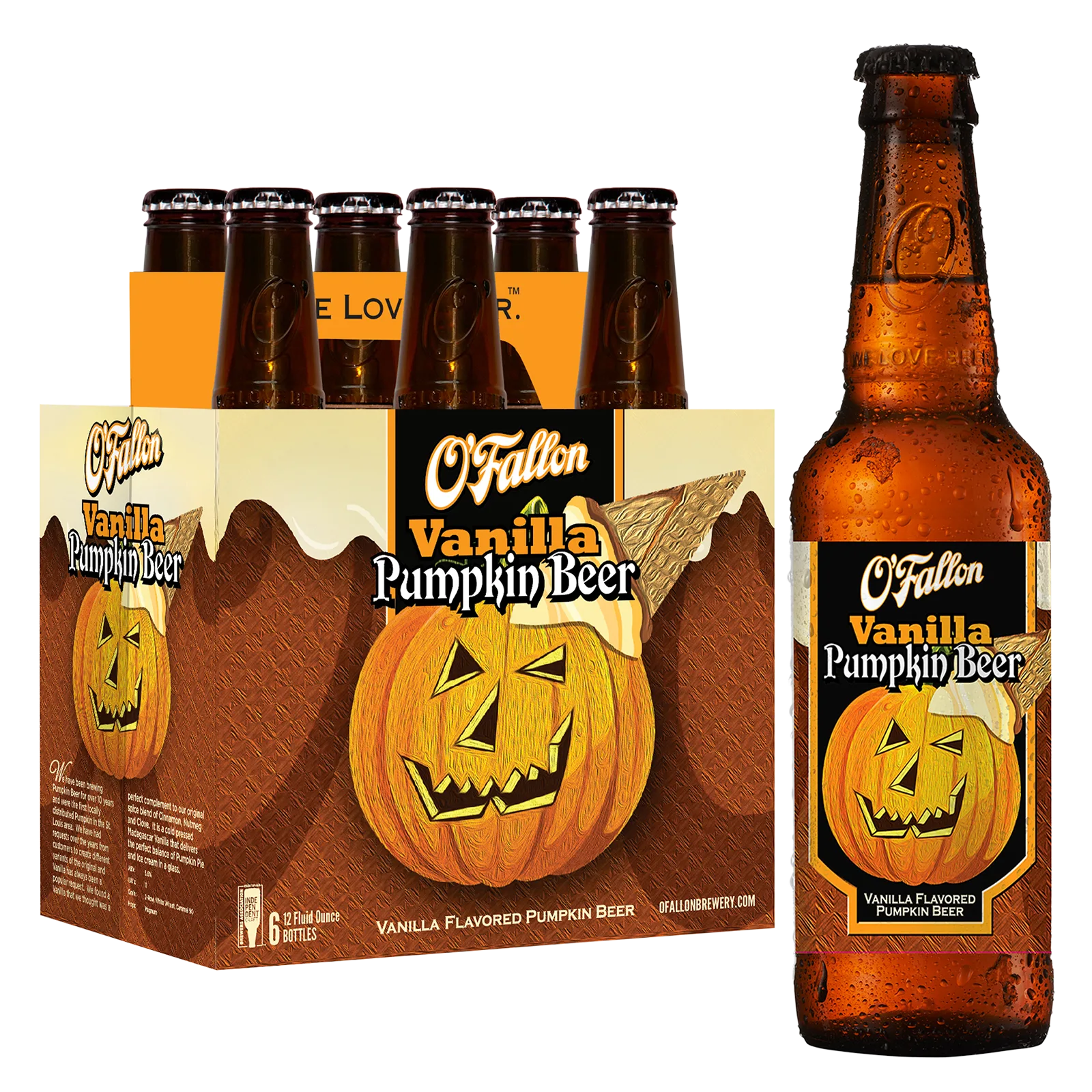 O'Fallon Vanilla Pumpkin 6pk Btl 5.6% ABV