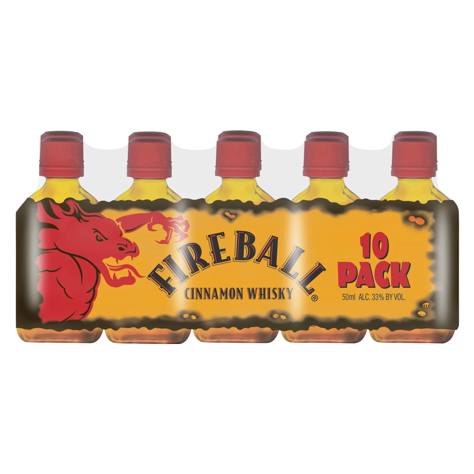 Fireball Hot Cinnamon Blended Whisky 10pk (66 Proof