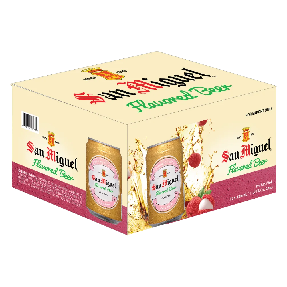 San Miguel Lychee 12pk 11.2oz Can