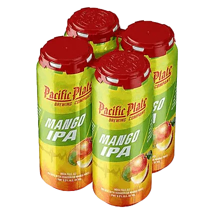 Pacific Plate Brewing Mango IPA 4pk 16oz Can