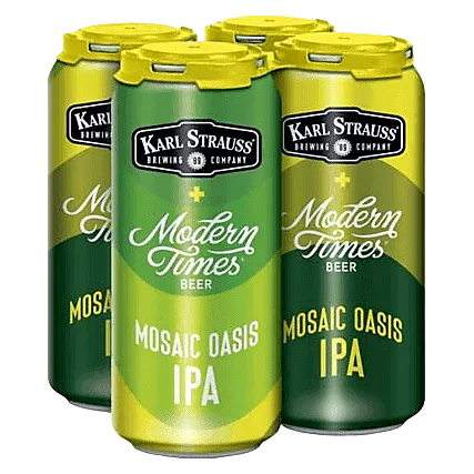 Karl Strauss Brewing Collaborations - Mosaic Oasis Hazy IPA 4pk 16oz Can