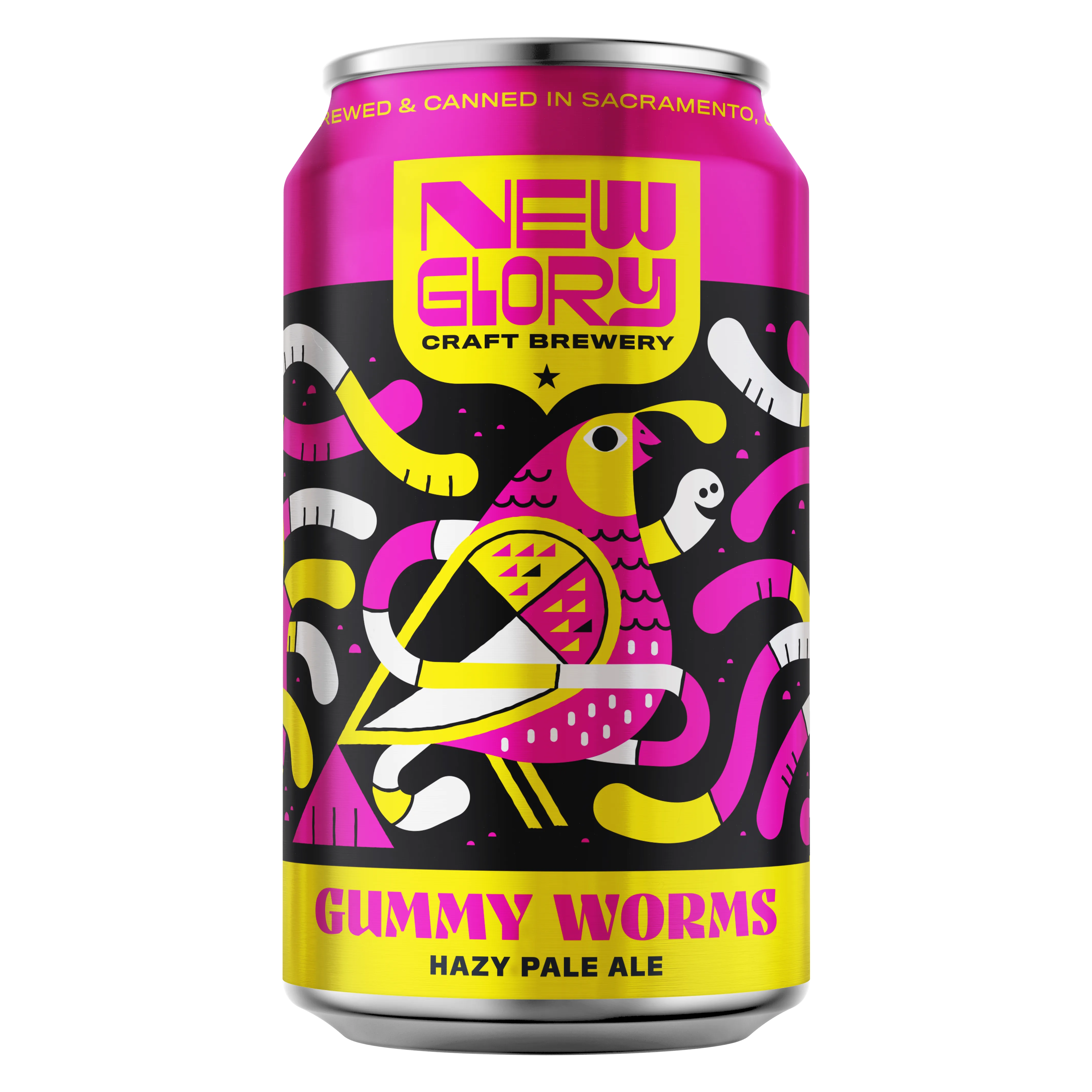 NEW GLORY GUMMY WORMS 12PKC