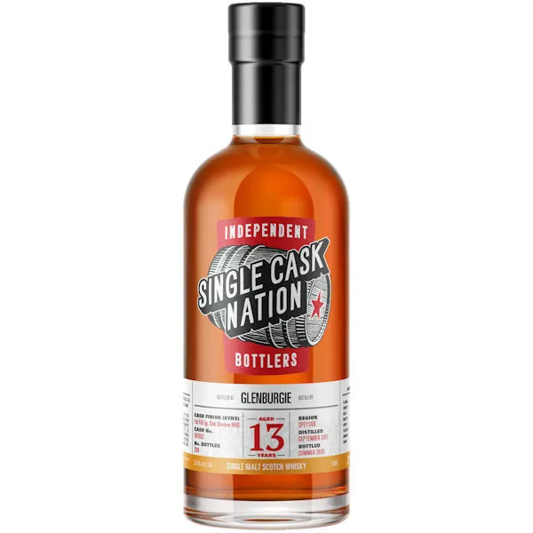 Single Cask Nation Glenburgie 13 Year Old Speyside Single Malt Scotch 700Ml