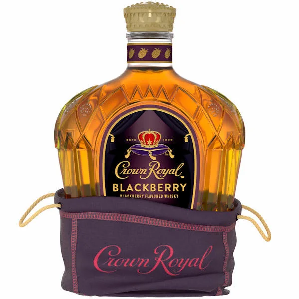 Crown Royal Blackberry Flavored Canadian Whisky 750Ml