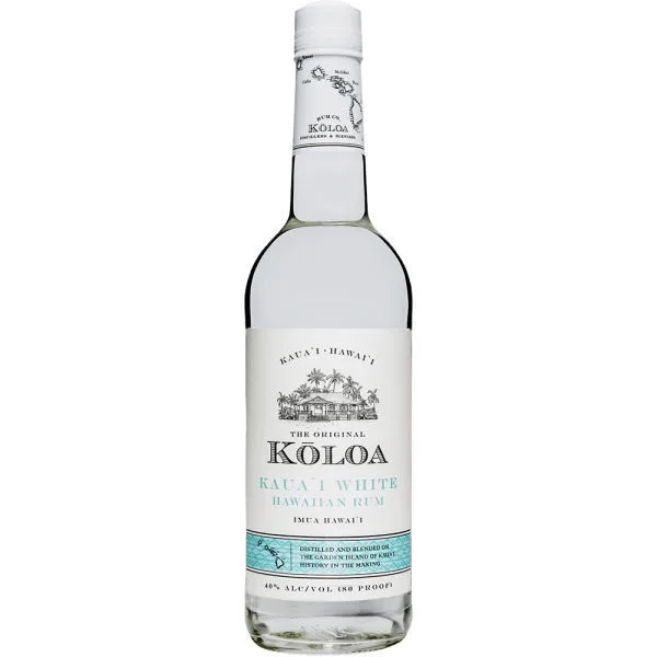 Koloa Kauai White Hawaiian Rum 750Ml