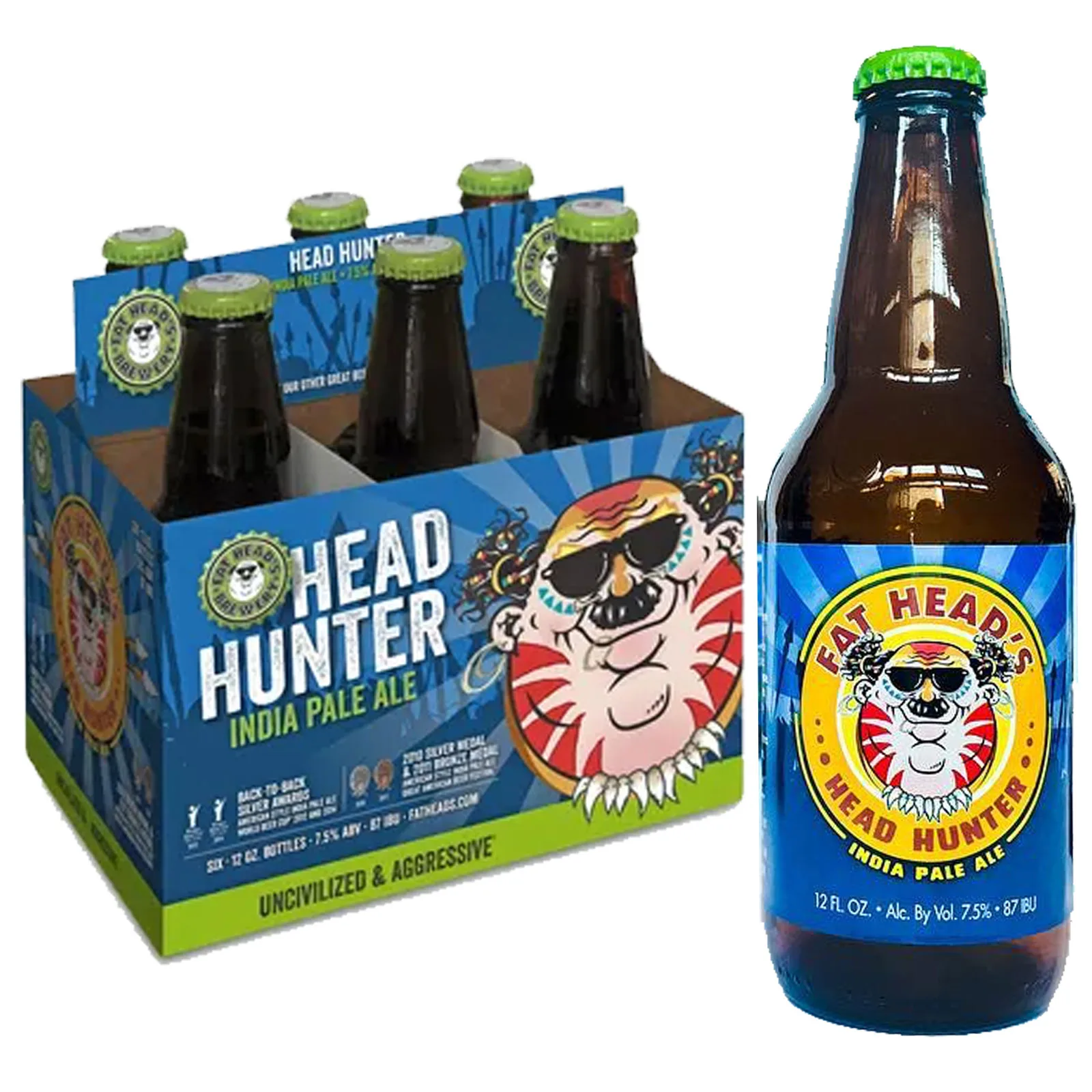 Fat Head's Head Hunter 6pk Btl 7.5% ABV