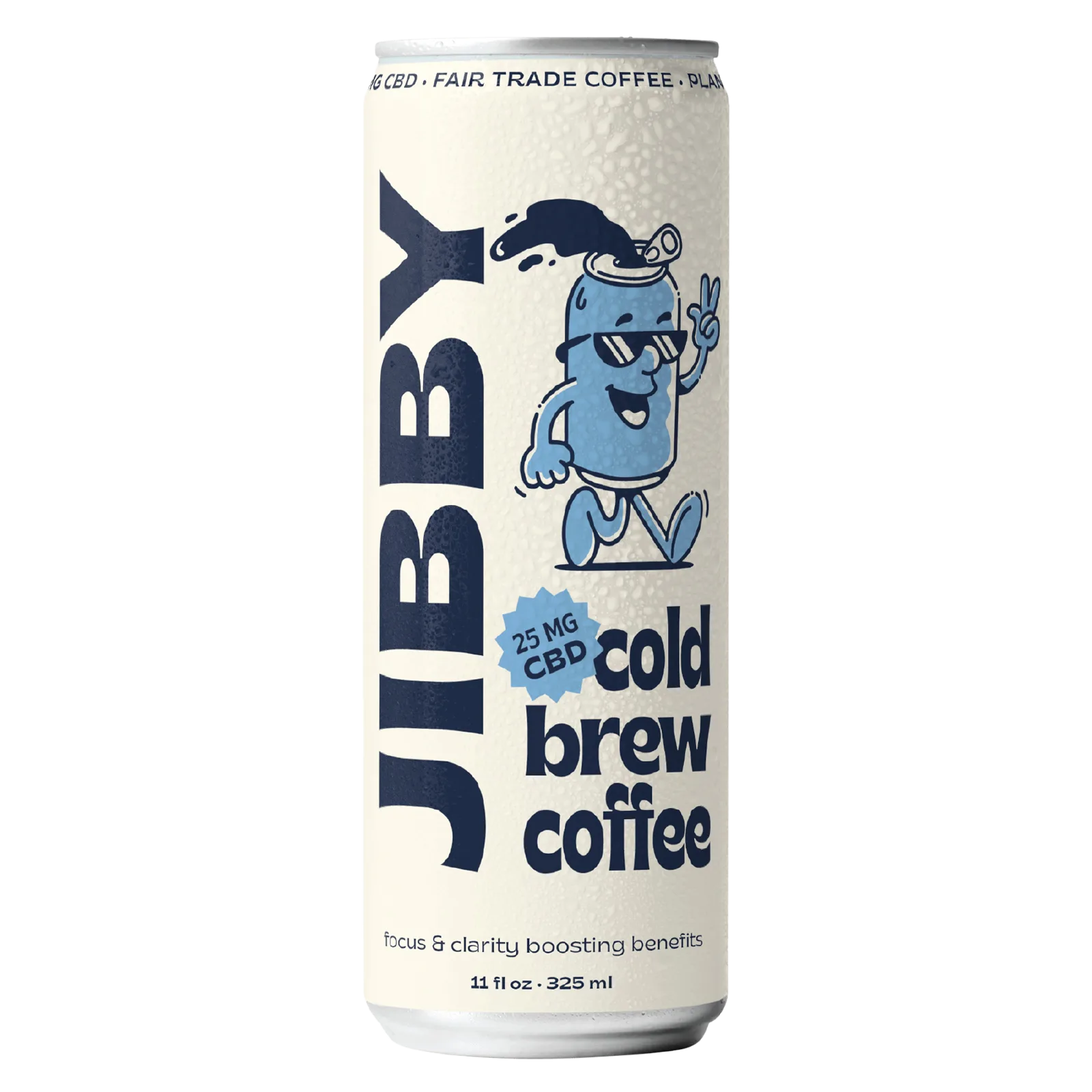 Jibby Cold Brew Coffee with CBD 11oz can
