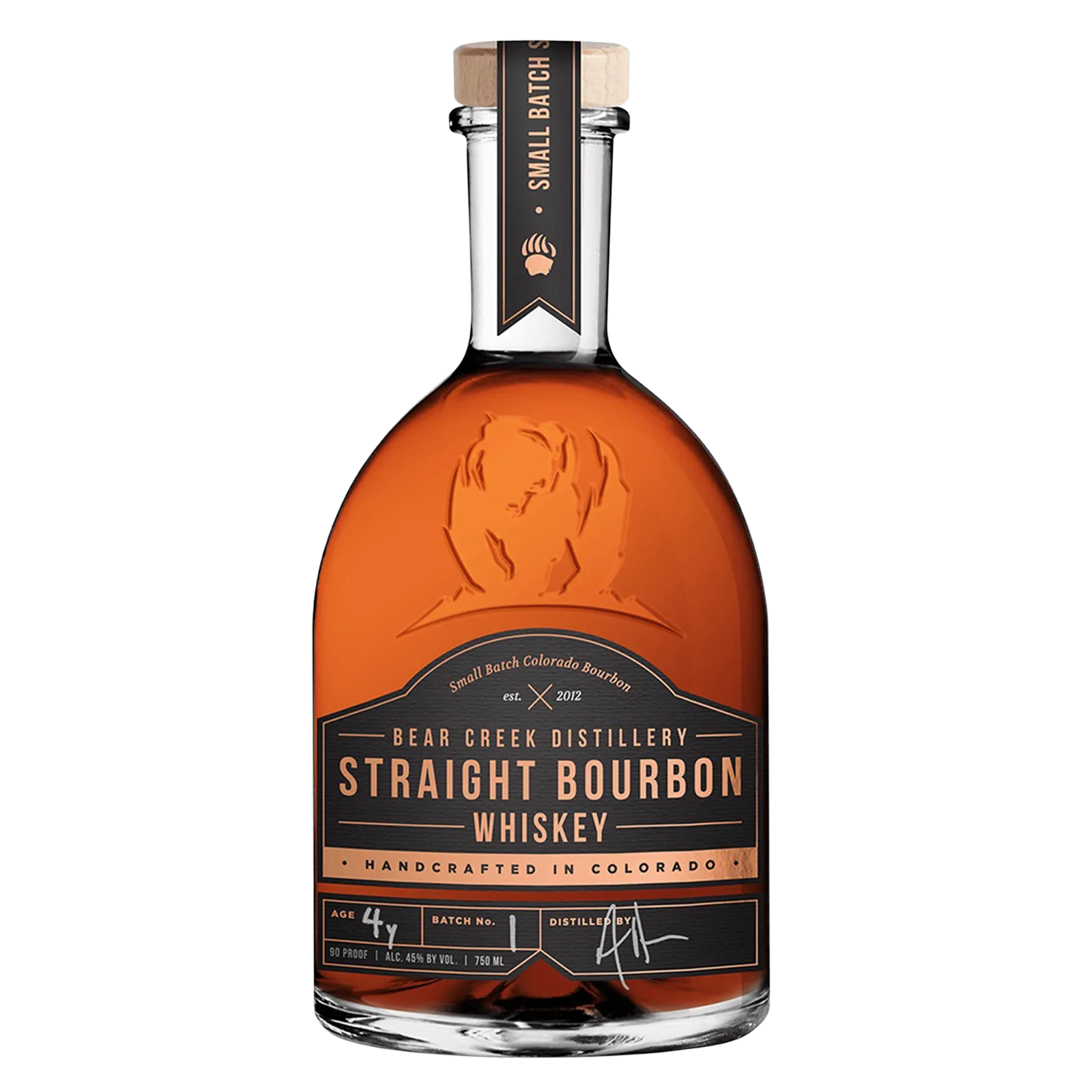 Bear Creek Straight Bourbon Whiskey (90 Proof
