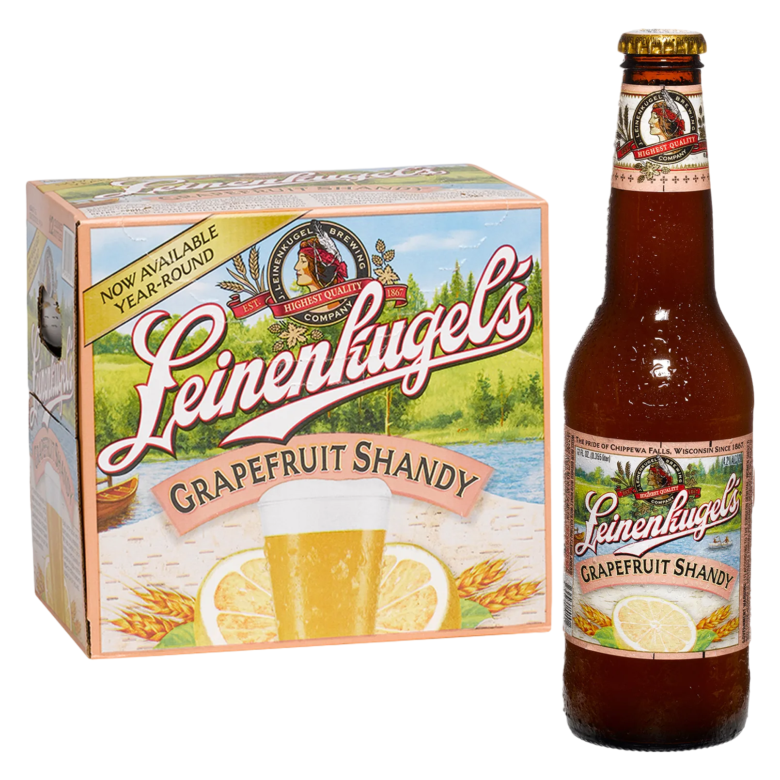 Leinenkugel's Grapefruit Shandy 12pk Btl 4.2% ABV