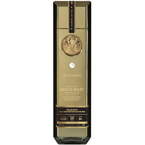 Gold Bar X Kyle Chan 18 Year Old Diamond Edition Blended American Whiskey 750Ml
