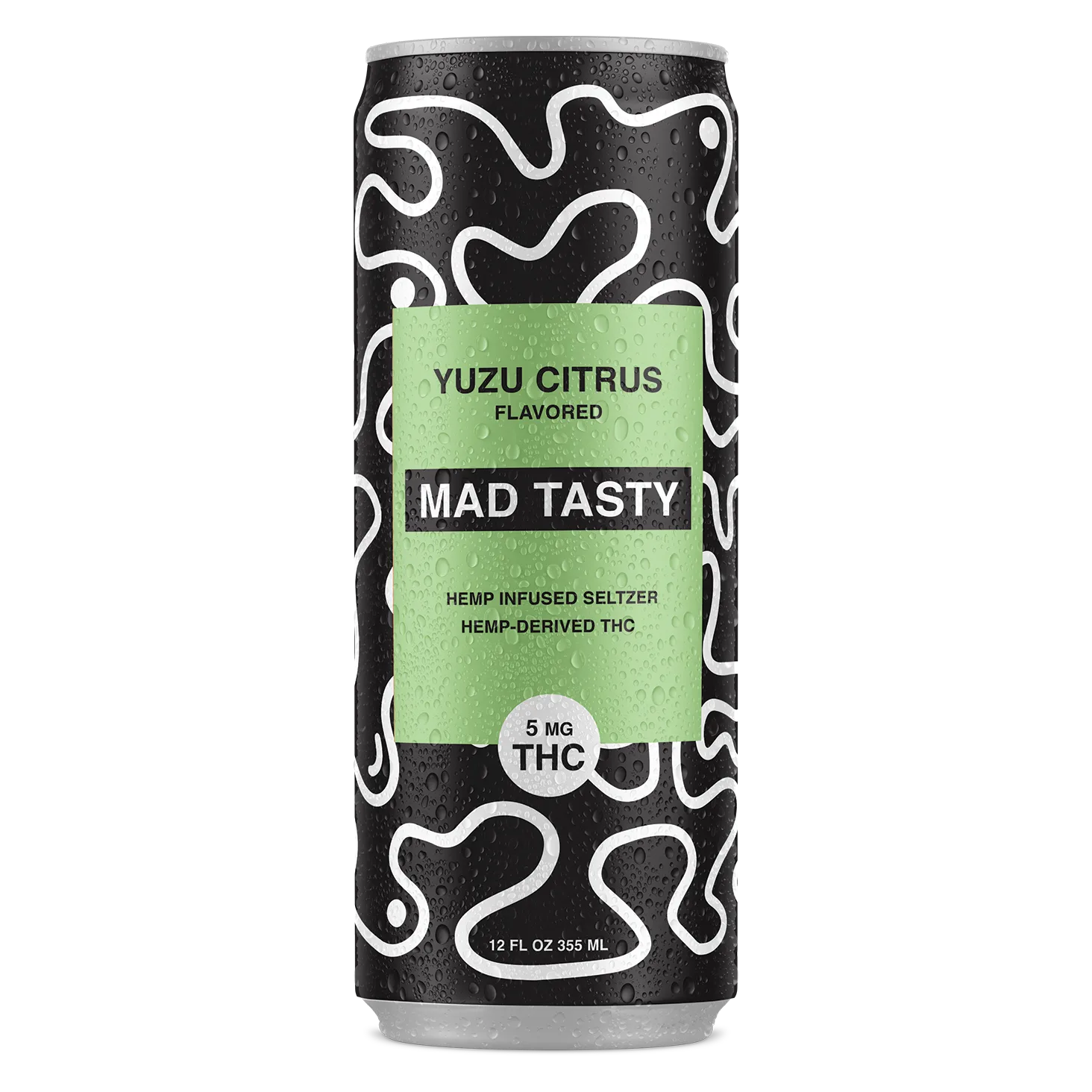 Mad Tasty 5mg THC Yuzu Citrus Seltzer Can