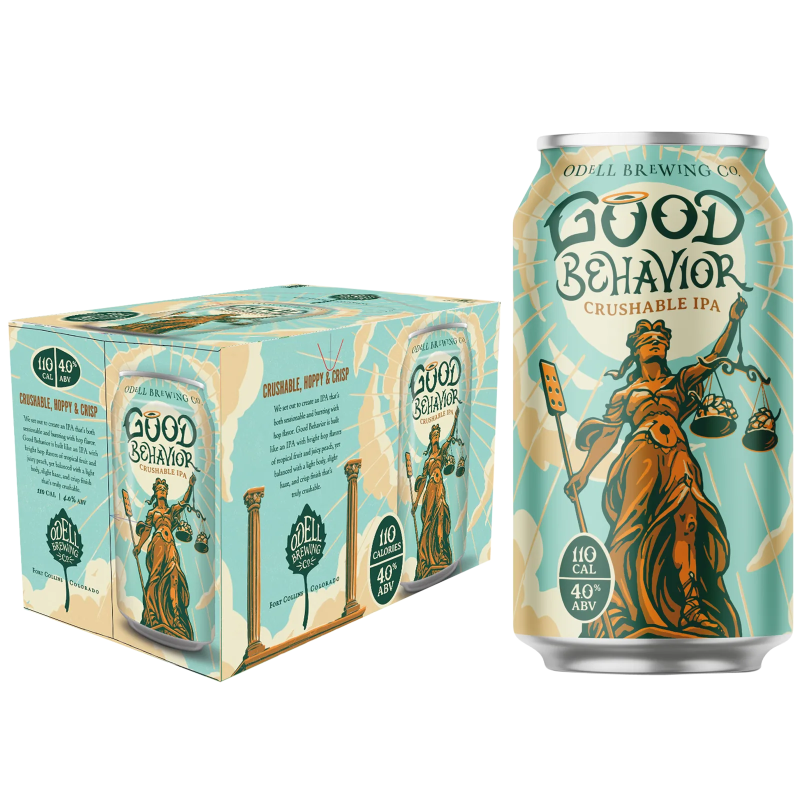 Odell Good Behavior IPA 6pk Can 4.0%