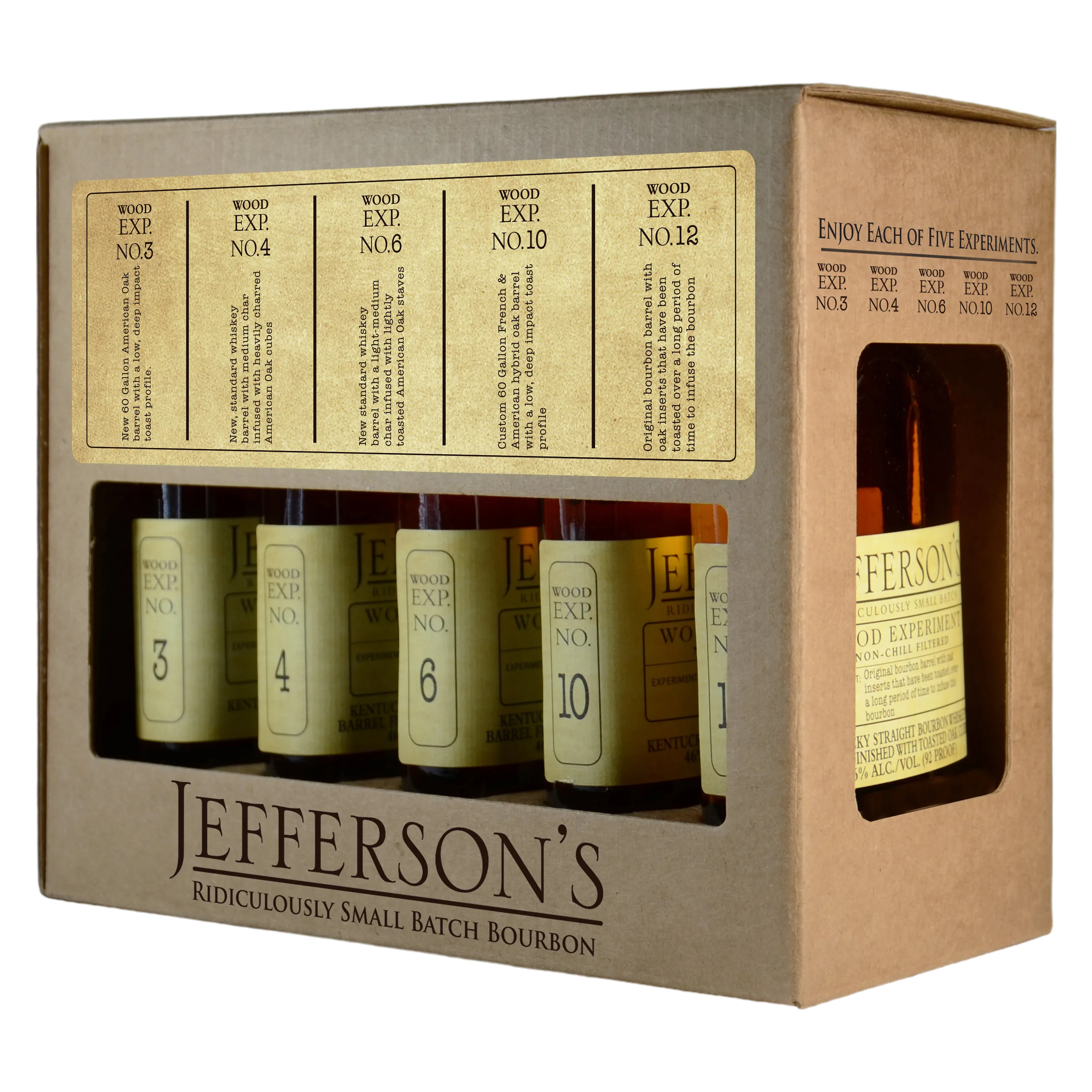 Jefferson's Wood Experiment Bourbon Mixed 5pk